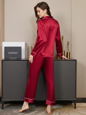 Imported™ Slit Silk Nightwear (2 Pieces)