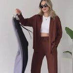 Imported™ Two Piece Suit Button Co-Ord Casual Set