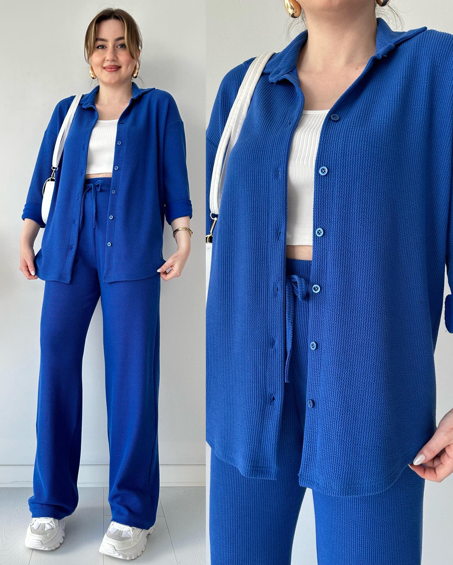Imported™ Two Piece Suit Button Co-Ord Casual Set