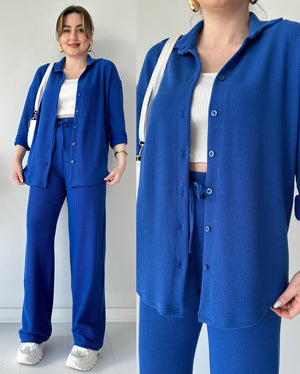 Imported™ Two Piece Suit Button Co-Ord Casual Set