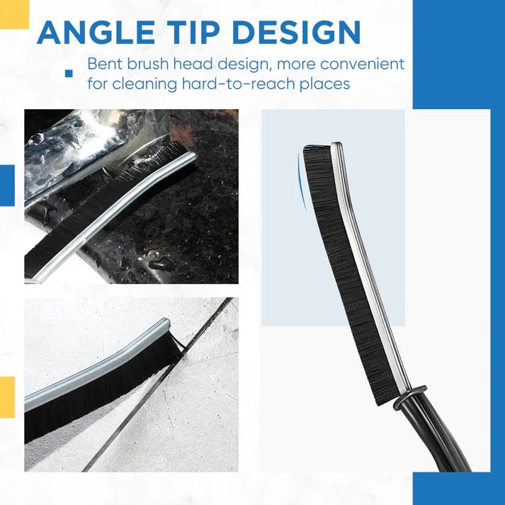 Pack Of 3 Imported Multi Purpose Bristled Crevice Cleaning Brush™ (BUY 1 GET 2 FREE)