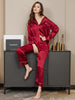 Imported™ Slit Silk Nightwear (2 Pieces)