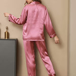 Imported™ Slit Silk Nightwear (2 Pieces)